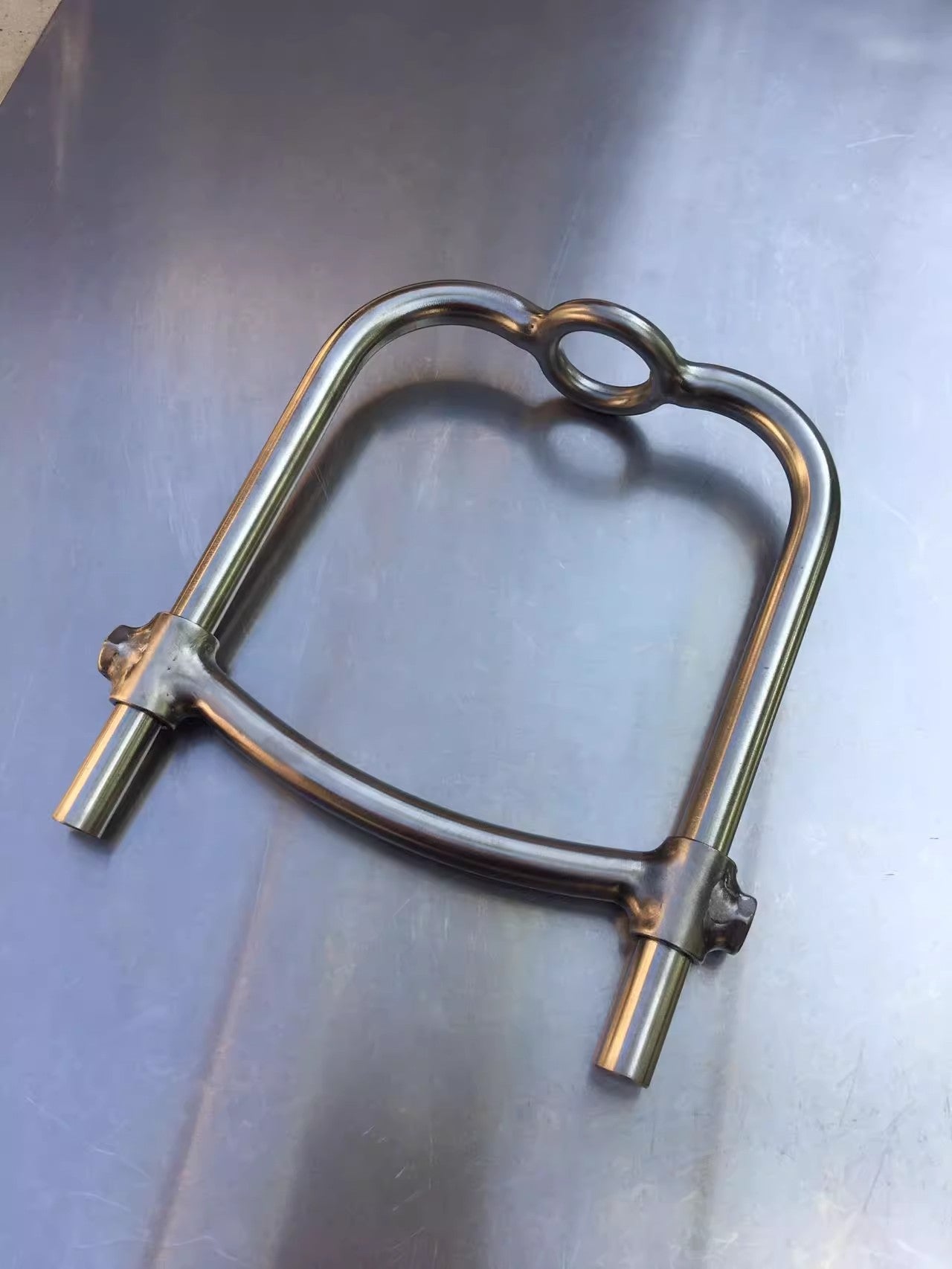 SM stainless steel gag ball gag forced mouth opening artifact training slave sex toys 杨子仪-t-equipment