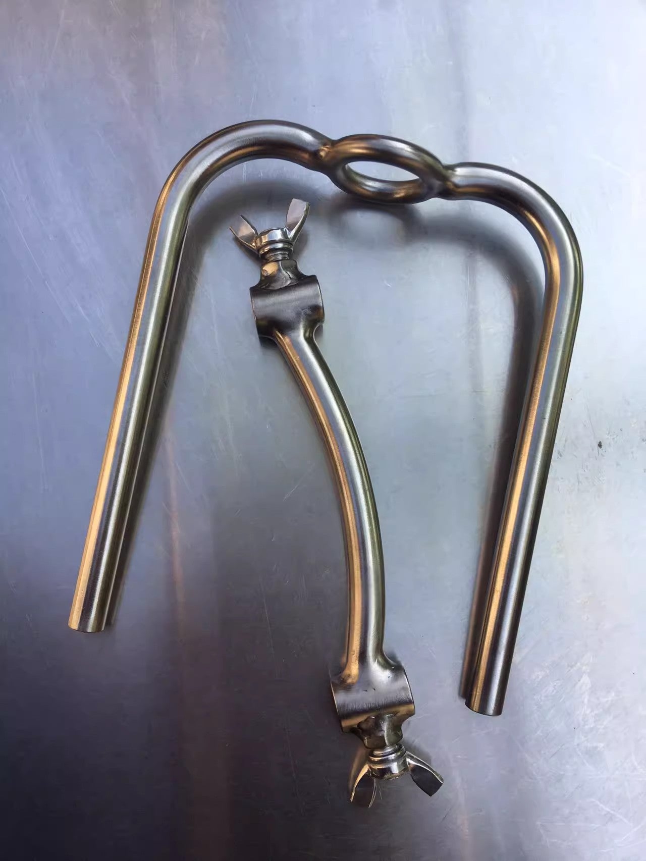 SM stainless steel gag ball gag forced mouth opening artifact training slave sex toys 杨子仪-t-equipment