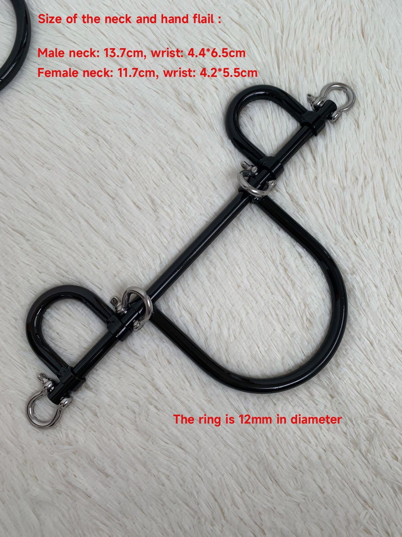 SM neck hand and foot shackle leg and foot iron restraint set adult toys flirting passion tools tools nipple clamps 杨子仪-t-equipment
