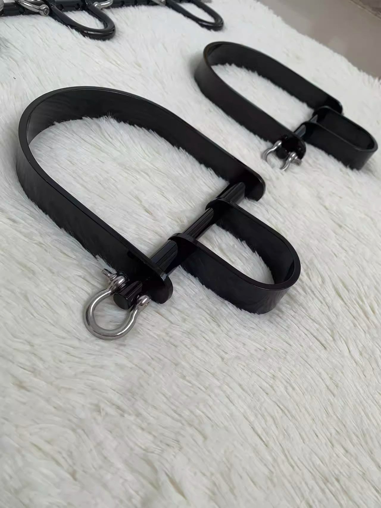 SM neck hand and foot shackle leg and foot iron restraint set adult toys flirting passion tools tools nipple clamps 杨子仪-t-equipment