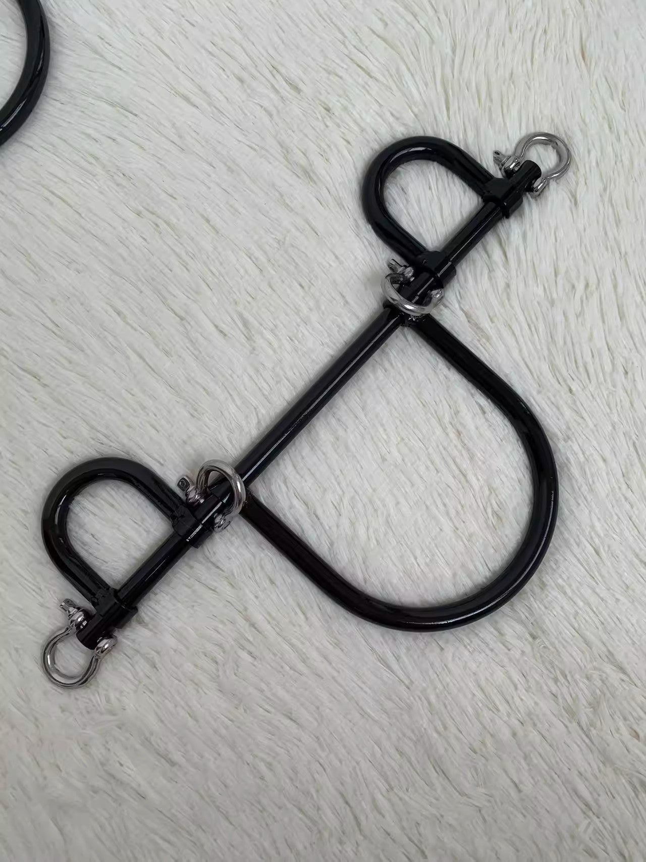 SM neck hand and foot shackle leg and foot iron restraint set adult toys flirting passion tools tools nipple clamps 杨子仪-t-equipment