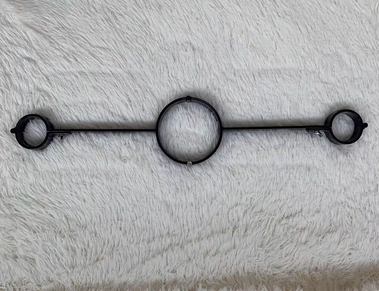 SM neck hand one word shackle self-binding hanging time lock props original tool adult alternative toy 杨子仪-t-equipment