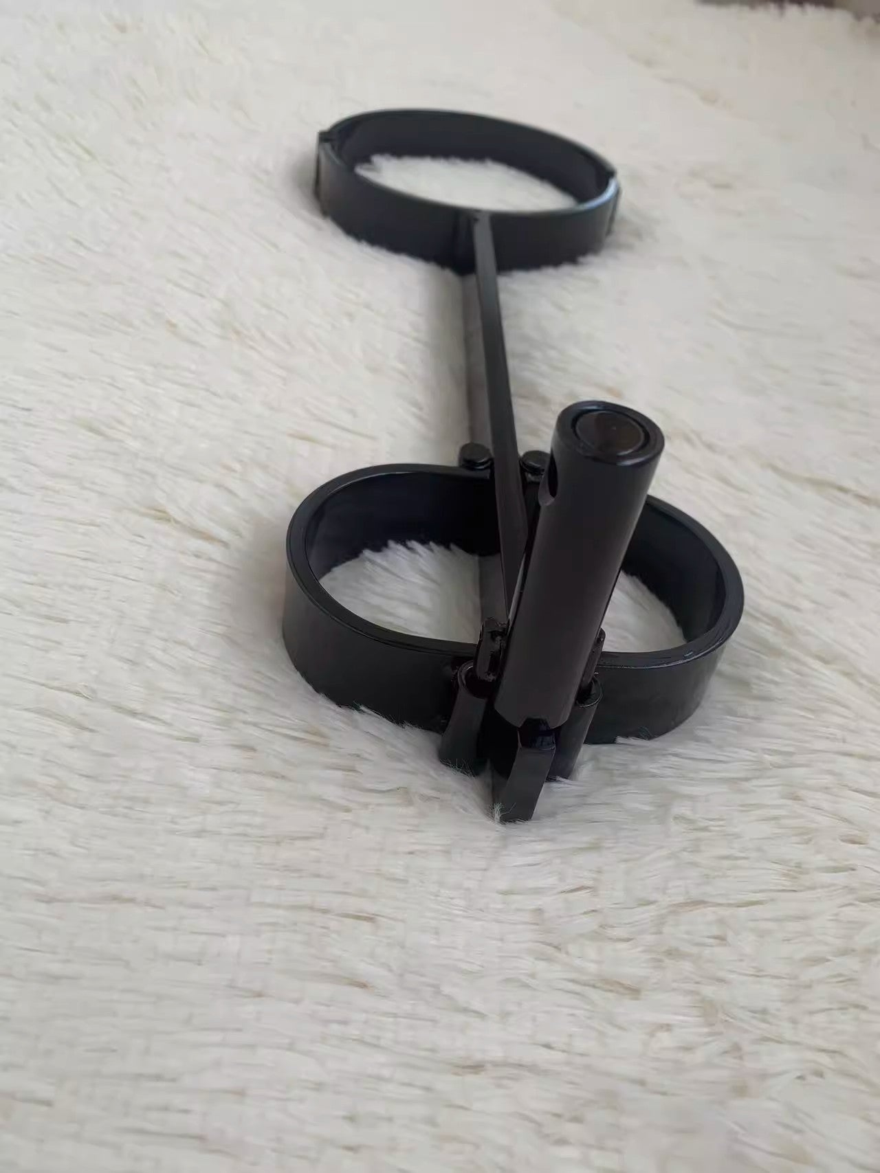 SM neck hand one word shackle self-binding hanging time lock props original tool adult alternative toy 杨子仪-t-equipment