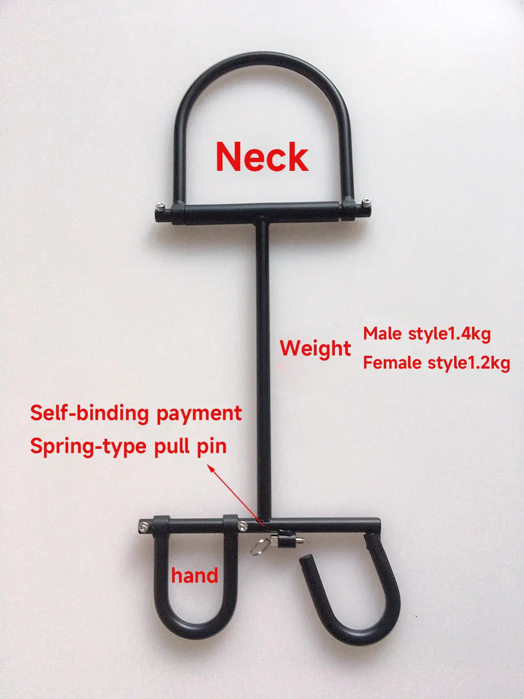 Spider series hand and neck shackles, death shackles, collars, leg shackles, metal restraints, self-binding artifacts, SM alternative sexual torture devices 杨子仪-t-equipment