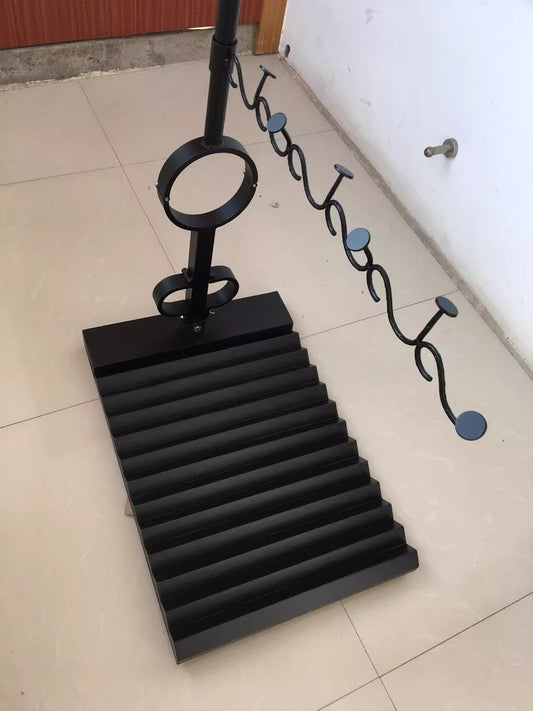 SM punishment kneeling wax dripping self-binding can be hung time lock fast handcuffs self-locking alternative adult 杨子仪-t-equipment