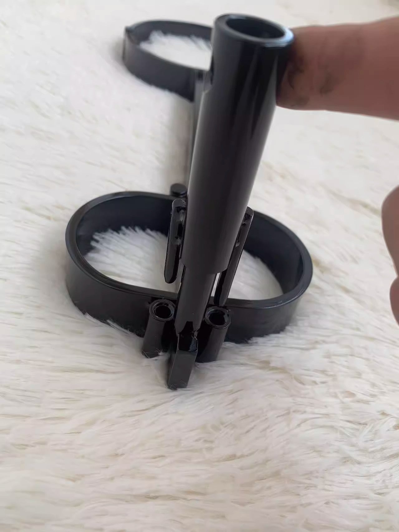 SM neck hand one word shackle self-binding hanging time lock props original tool adult alternative toy 杨子仪-t-equipment
