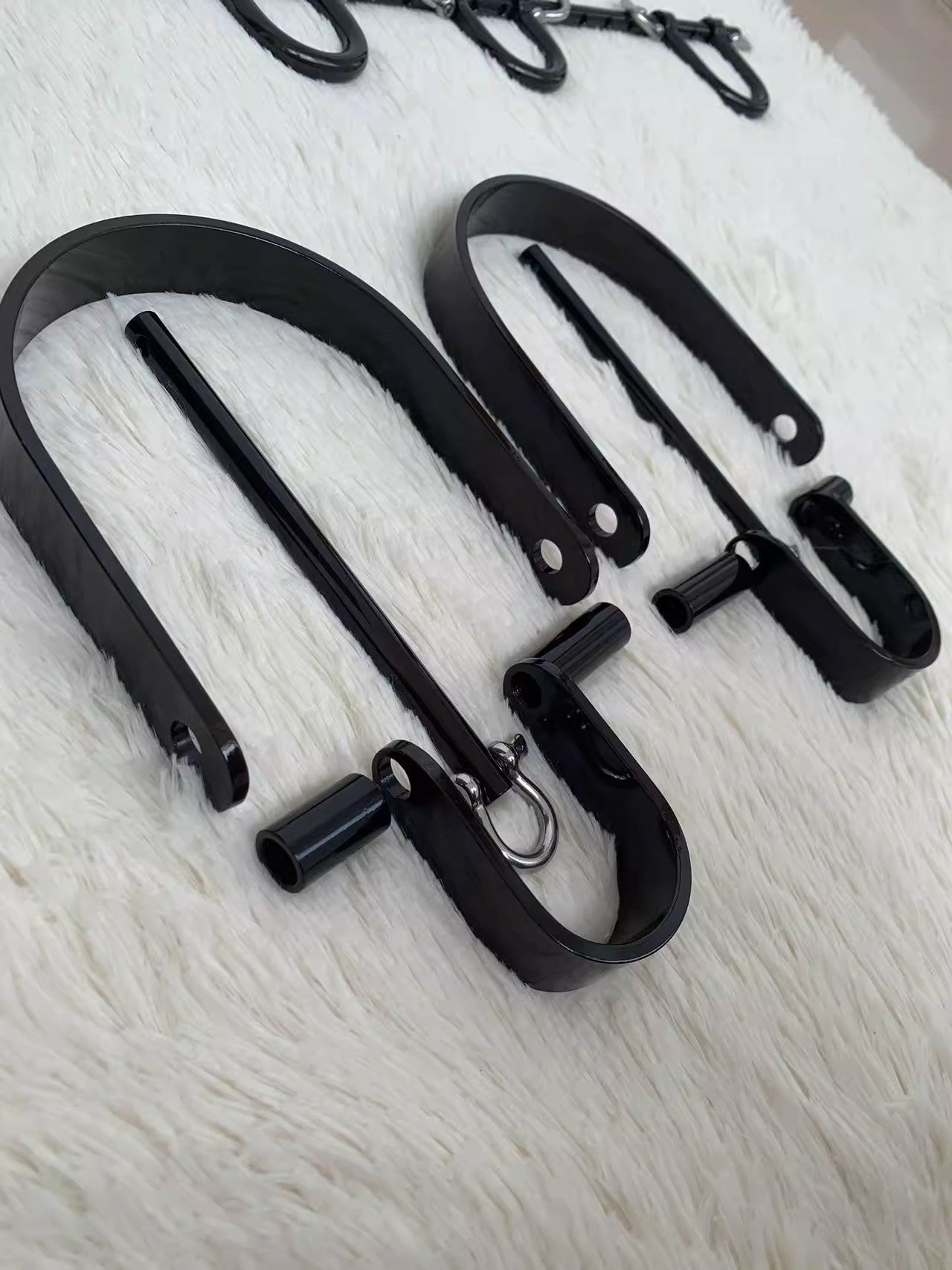 SM neck hand and foot shackle leg and foot iron restraint set adult toys flirting passion tools tools nipple clamps 杨子仪-t-equipment