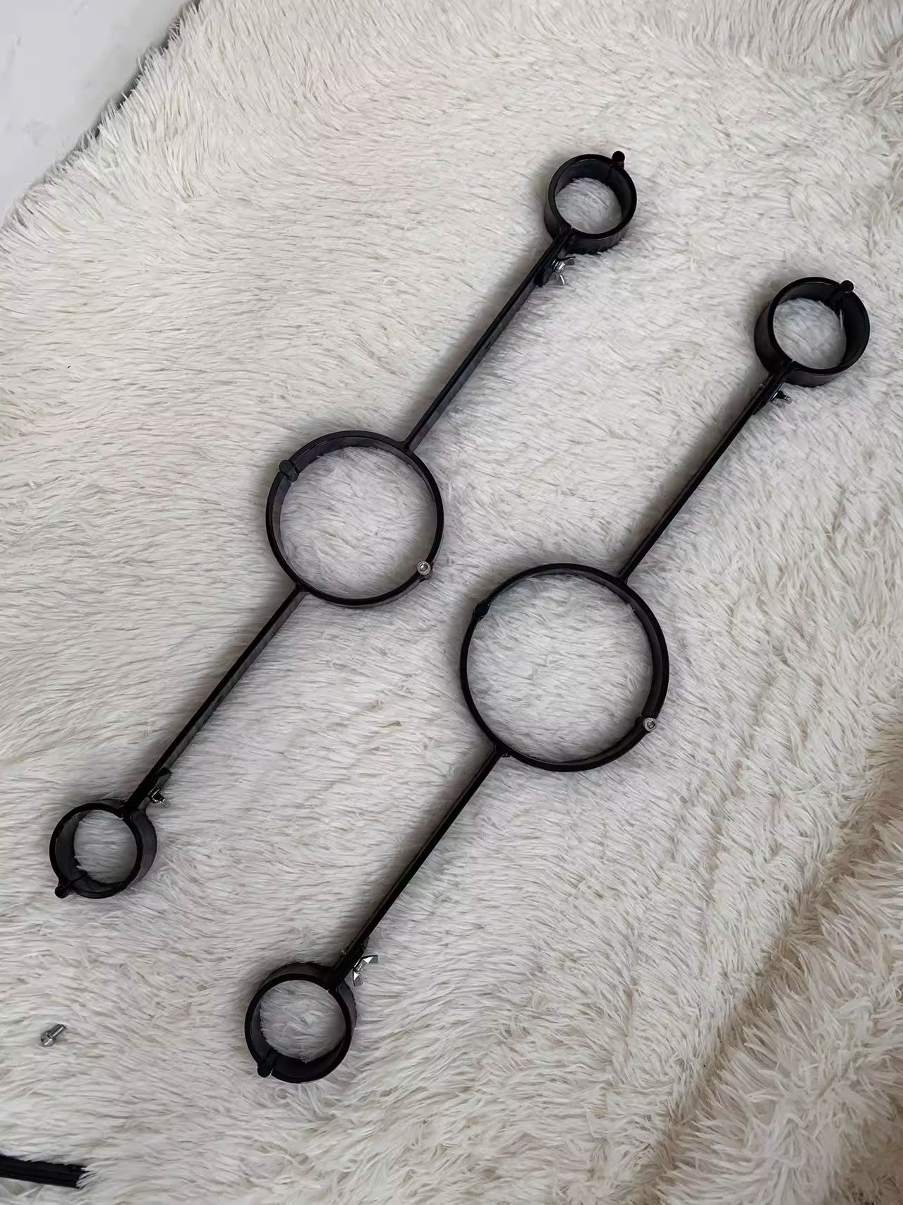SM neck hand one word shackle self-binding hanging time lock props original tool adult alternative toy 杨子仪-t-equipment