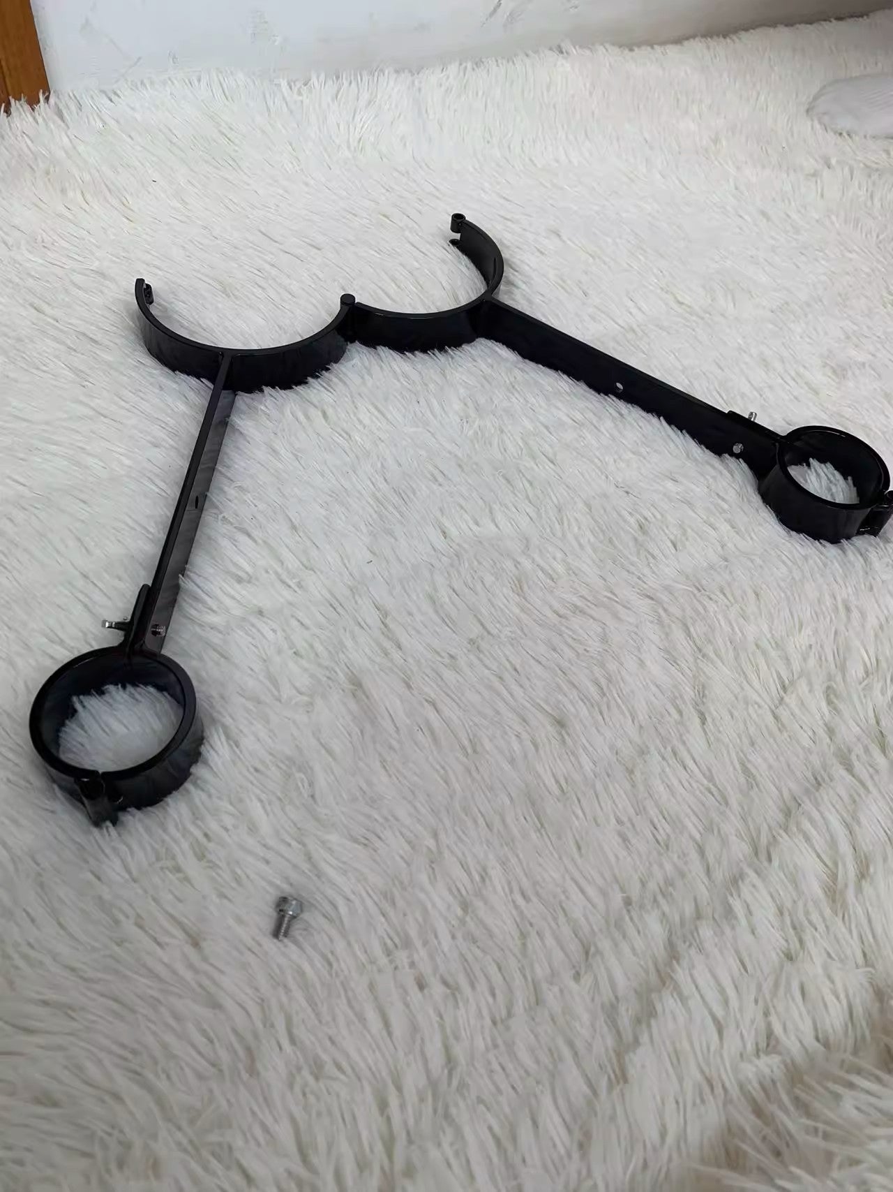 SM neck hand one word shackle self-binding hanging time lock props original tool adult alternative toy 杨子仪-t-equipment