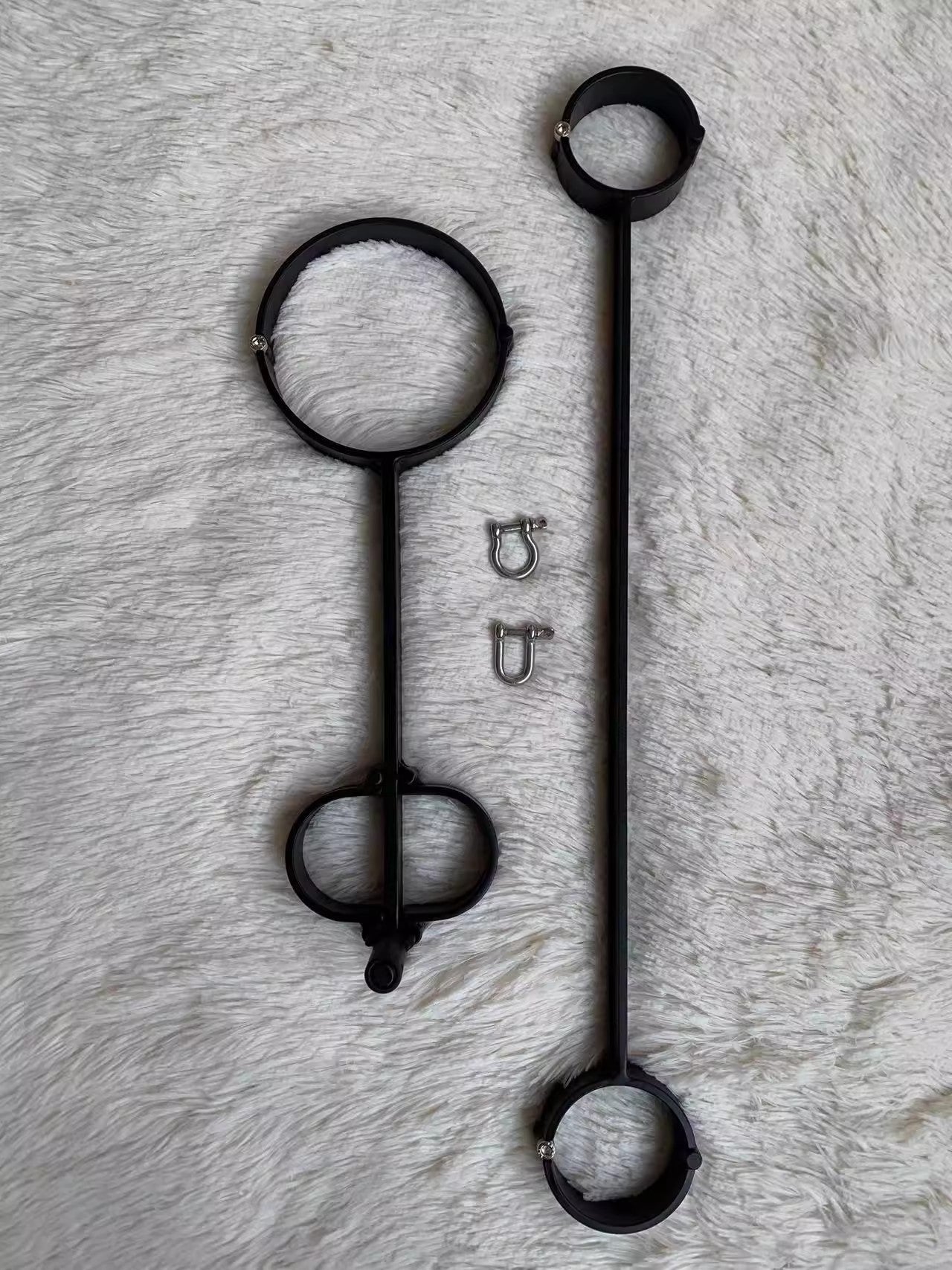 SM neck hand one word shackle self-binding hanging time lock props original tool adult alternative toy 杨子仪-t-equipment
